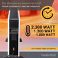 Heidenfeld Konvektor Heizung elektrisch EK100 | 𝟑 𝐉𝐀𝐇𝐑𝐄 𝐆𝐀𝐑𝐀𝐍𝐓𝐈𝐄 - 2300 Watt - Fernbedienung - Heizkörper - Elektroheizung - Standheizung - Wandheizung - Wandkonvektor - Bis 𝟒𝟎 m²