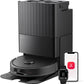 roborock QV 35S-Set Saugroboter mit Wischfunktion, 10.000 Pa HyperForce Saugkraft, Anti-Tangle-Bürsten, Anhebbare Schleudermopps, Intelligente Hindernisvermeidung, All-in-One Dock (Schwarz)