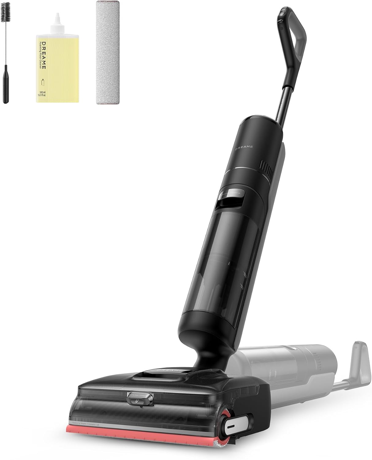 dreame H15 Mix 7-in-1 Nass- und Trockensauger, KI-Roboterarm, Kantenreinigung, 23.000 Pa Saugkraft, intelligente Dosierung, verhedderungsfrei, 100 °C Bürstenrein, 5 Min. 90 °C Trocknung, flach