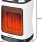 Pro Breeze 2000W Mini Keramik Heizlüfter energiesparend mit automatischer Oszillation, Zwei Leistungsstufen, Kleine Elektroheizung leise für Wohnzimmer, Büro, Terasse - Weiß