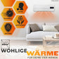 ProfiCare® Wand Heizlüfter mit Fenster-Offen-Erkennung | Heizkörper für bis zu 60qm | Elektroheizung für Wandmontage inkl. Montagematerial | Heizung mit 1,5m Kabel, Fernbedienung & Timer | PC HL 3116