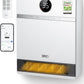 Dreo Smart Wandkonvektor, 30° Lüfterauslass, 2000W, einstellbarer Thermostat, Fernbedienung, Wochentimer, einfach zu montierende Heizung für den Innenbereich, kompatibel mit Alexa