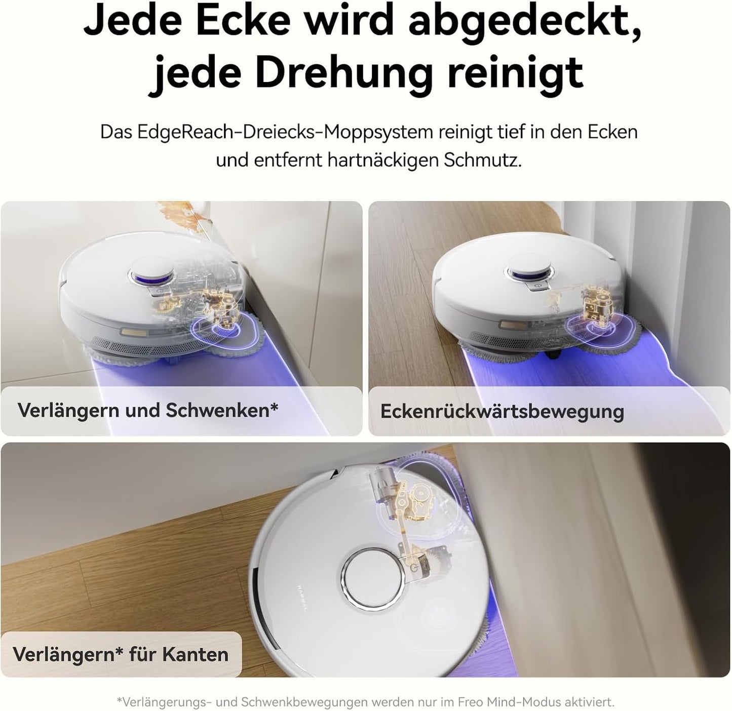 NARWAL Freo X Ultra Saugroboter mit Wischfunktion, Wischroboter Selbstreinigend mit 8.200 Pa Saugkraft, All-in-One-Station, Verwicklungsfrei, DirtSense, 3D-Strukturlicht, Staubaufbewahrung