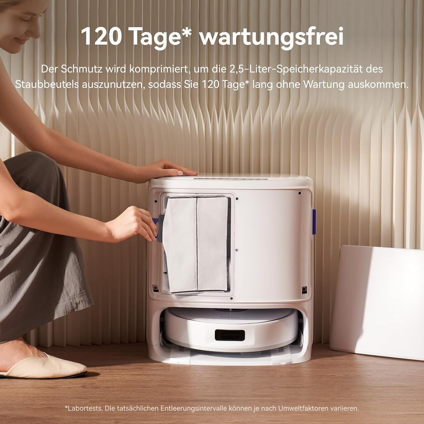 NARWAL Freo X Ultra Saugroboter mit Wischfunktion, Wischroboter Selbstreinigend mit 8.200 Pa Saugkraft, All-in-One-Station, Verwicklungsfrei, DirtSense, 3D-Strukturlicht, Staubaufbewahrung