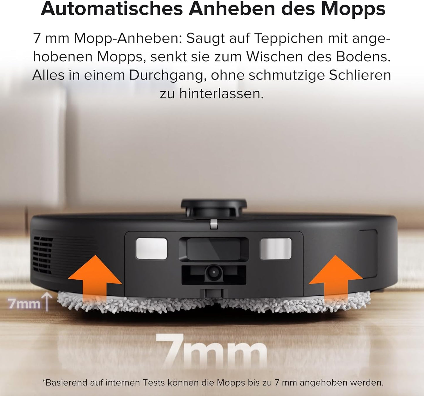 roborock Qrevo Serie Saugroboter mit Wischfunktion, 8000Pa Saugkraft(verbessert von Qrevo S), Anti-Verfilzungs-Seitenbürste, Hindernisvermeidung, LiDAR-Navigation, All-in-One Dock, Weiß(QV 35A Set)
