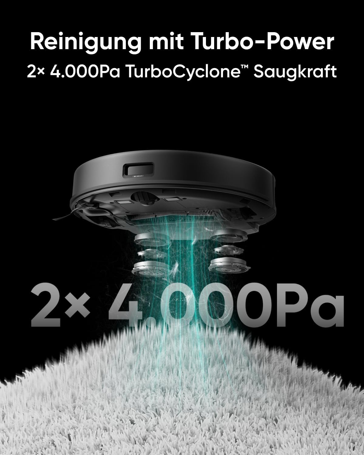 eufy Saugroboter Omni C20 mit All-in-One-Station,Auto-Entleerung, Auto-Wasch- und Trocknungsfunktion, 7.000Pa, 8,5cm Design, Staubsauger Roboter mit Wischfunktion,Kindersicherung