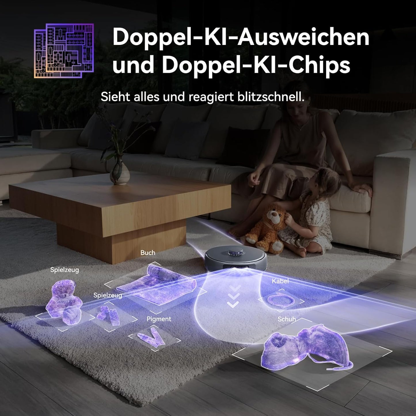 NARWAL Freo Z10 Ultra Saugroboter mit Wischfunktion, 18.000 Pa Saugleistung, dynamische Moppausdehnung, Tangle-Free System, intelligente Nass-Trocken-Reinigung, All-in-One-Basisstation