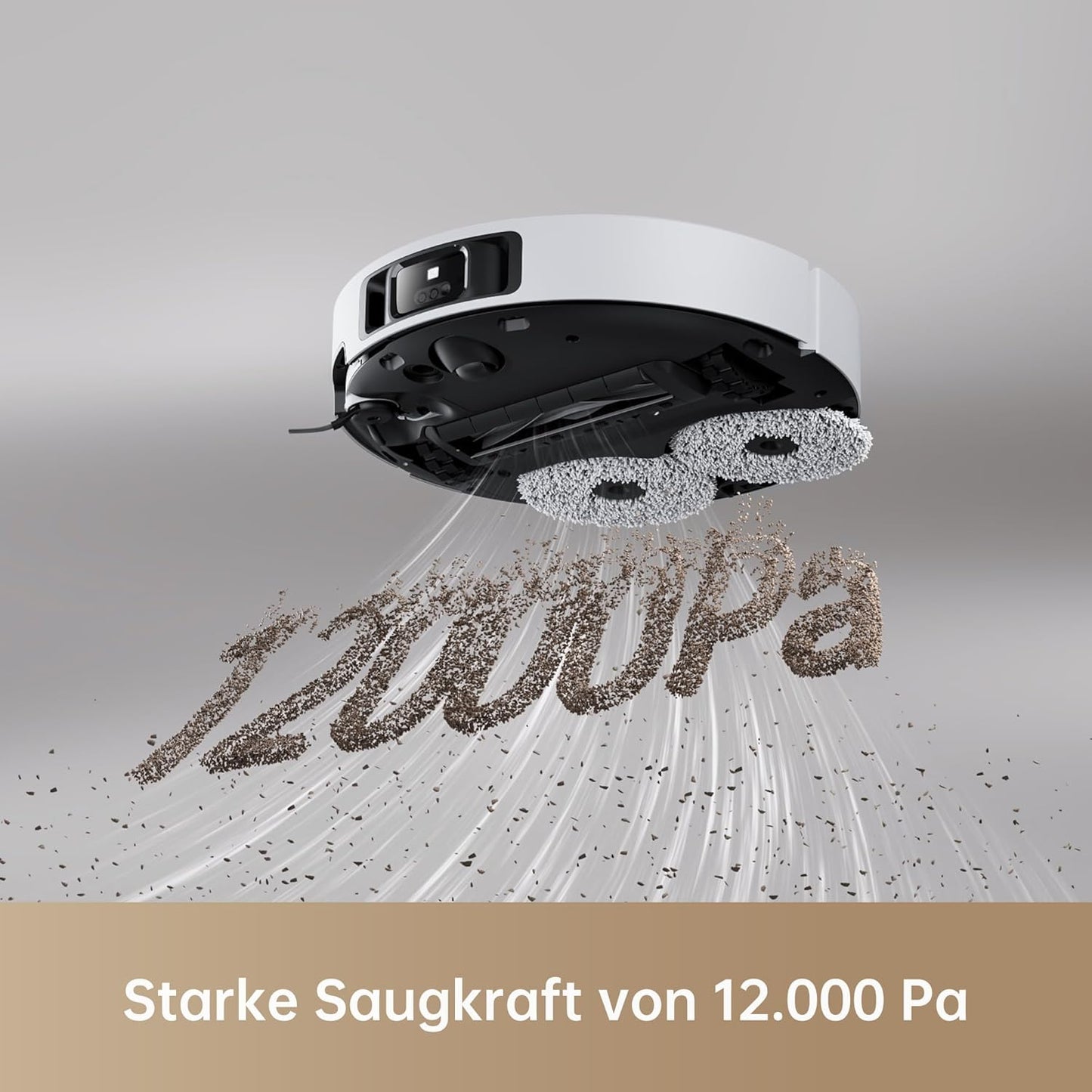 dreame X50 Ultra Complete Saugroboter mit Wischfunktion,20.000Pa Saugkraft,6 cm Hindernisfreiheit, mit Wischfunktion&Hebarem Wischmopp,KI-Hindernisvermeidung und 360° Navigation