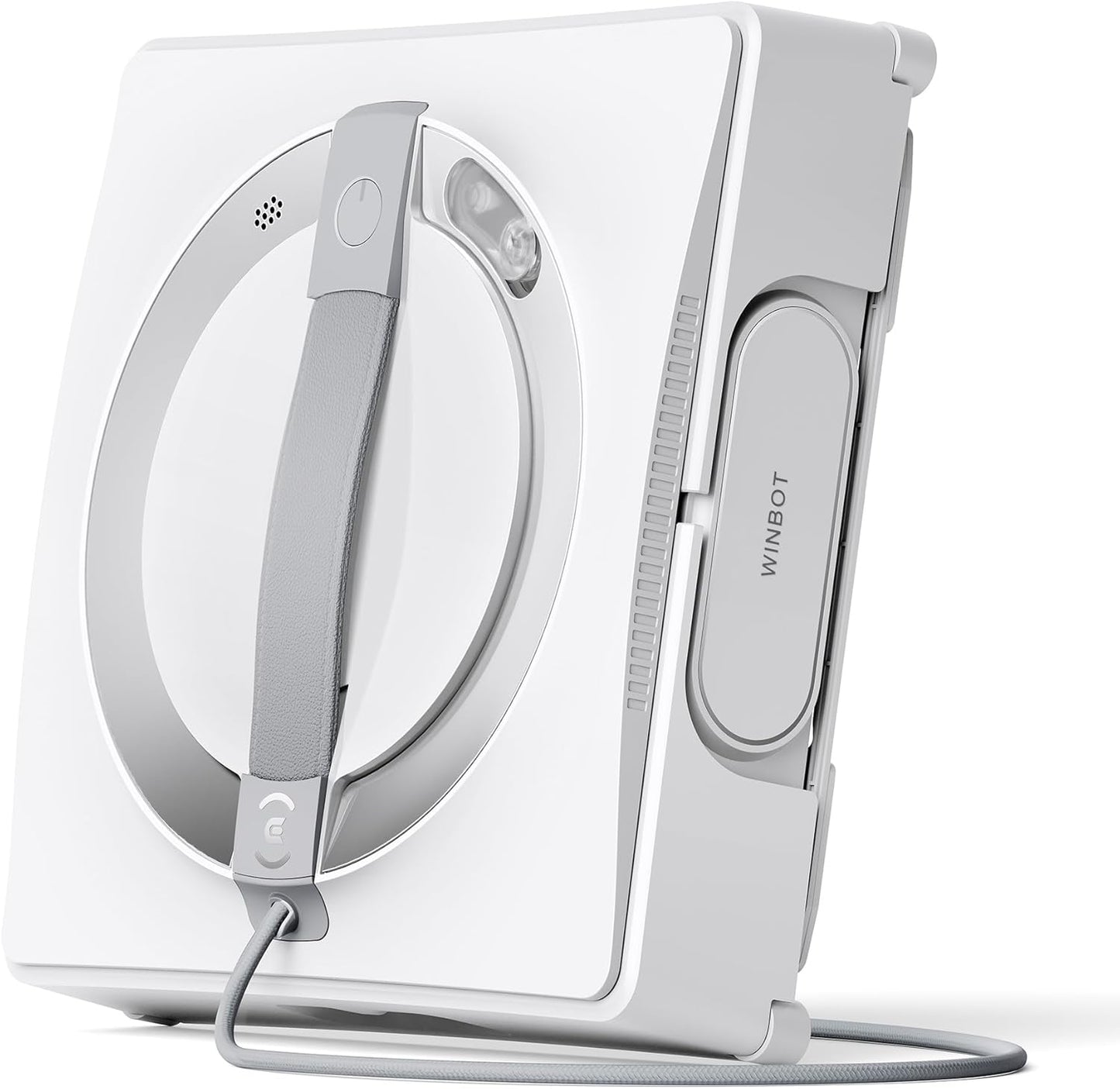 ECOVACS WINBOT W2 Omni Fensterputzroboter mit 6-in-1 Multifunktionsstation, integrierter 4500mAh Akku, Kantenreinigungsmodus, Weitwinkel-Sprühzerstäubungstechnologie, White