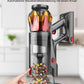 Akku Staubsauger 45000Pa/550W/65Min, 1,6L Staubsauger Kabellos mit Display, Anti-Tangle-Bürste, Selbststehend, Wandladestation, 8-Schicht-Filtration, Ultraleise, für Tierhaare/Teppiche/Hartböden/Auto