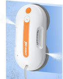 JSDROBOT Lite Fensterputzroboter，5300Pa Fensterroboter mit Druckwischfunktion Doppelter Wasserstrahl Reinigungsscheibe mit Hoher Deckkraft Kantenerkennung Intelligenter Pfadplan.