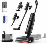 dreame H15 Mix 7-in-1 Nass- und Trockensauger, KI-Roboterarm, Kantenreinigung, 23.000 Pa Saugkraft, intelligente Dosierung, verhedderungsfrei, 100 °C Bürstenrein, 5 Min. 90 °C Trocknung, flach