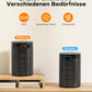 QEXREED Heizlüfter, 1500W, PTC Heizlüfter Energiesparend mit ECO Modus, 4 Heizmodi, Breeze Modus, Thermostat, 24H Timer, Fernbedienung, Überhitzungs- & Kippschutz, Tragbar & Leise, für Zuhause, Büro
