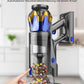 Akku Staubsauger 45000Pa/550W/65Min, 1,6L Staubsauger Kabellos mit Display, Anti-Tangle-Bürste, Selbststehend, Wandladestation, 8-Schicht-Filtration, Ultraleise, für Tierhaare/Teppiche/Hartböden/Auto