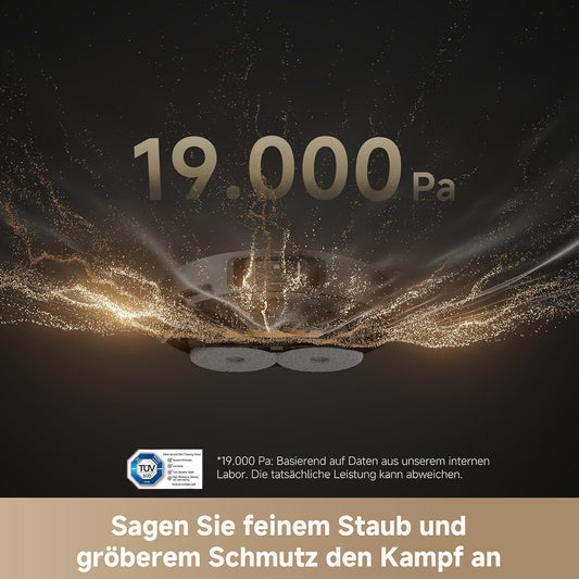 dreame L10s Ultra Gen 2 Saugroboter mit Wischfunktion,MopExtend™ RoboSwing-Technologie, 10.000 Pa Vormax™-Saugkraft, Haustiermodus, vollautomatischer Basisstation,vielseitiger Teppichreinigung