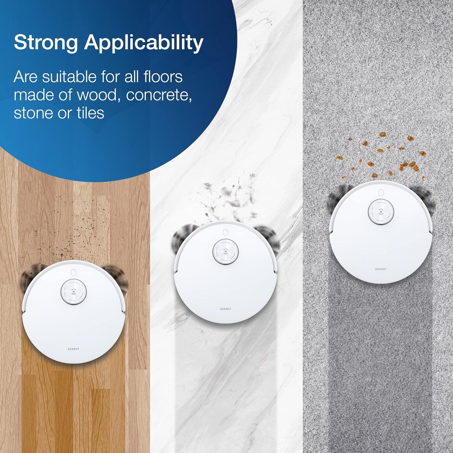 ECOVACS WINBOT W2S Omni Fensterputzroboter mit Multifunktionsstation, intelligenter Bis-an-den-Rand-Reinigung mit TruEdge™, Aufladen während des Betriebs, DREI Wasserdüsen, 12-stufigem Schutz