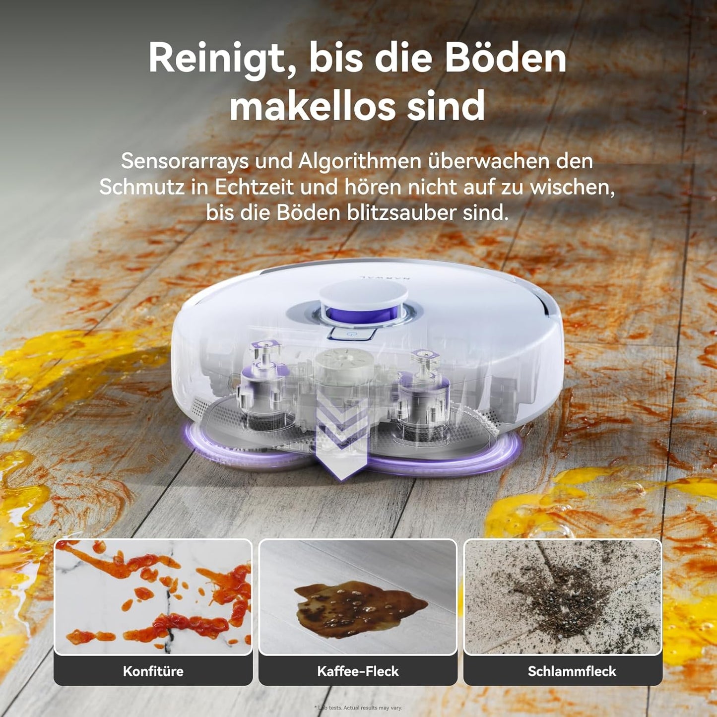 NARWAL Freo Z10 Ultra Saugroboter mit Wischfunktion, 18.000 Pa Saugleistung, dynamische Moppausdehnung, Tangle-Free System, intelligente Nass-Trocken-Reinigung, All-in-One-Basisstation