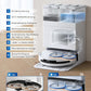 ECOVACS DEEBOT T50 Omni Saugroboter mit Wischfunktion,15.000 Pa, T30 Omni-Upgrade, Ausziehbare Seitenbürste und Mopp, ZeroTangle 2.0, Moppwäsche mit 75°C heißem Wasser, All-in-One Station