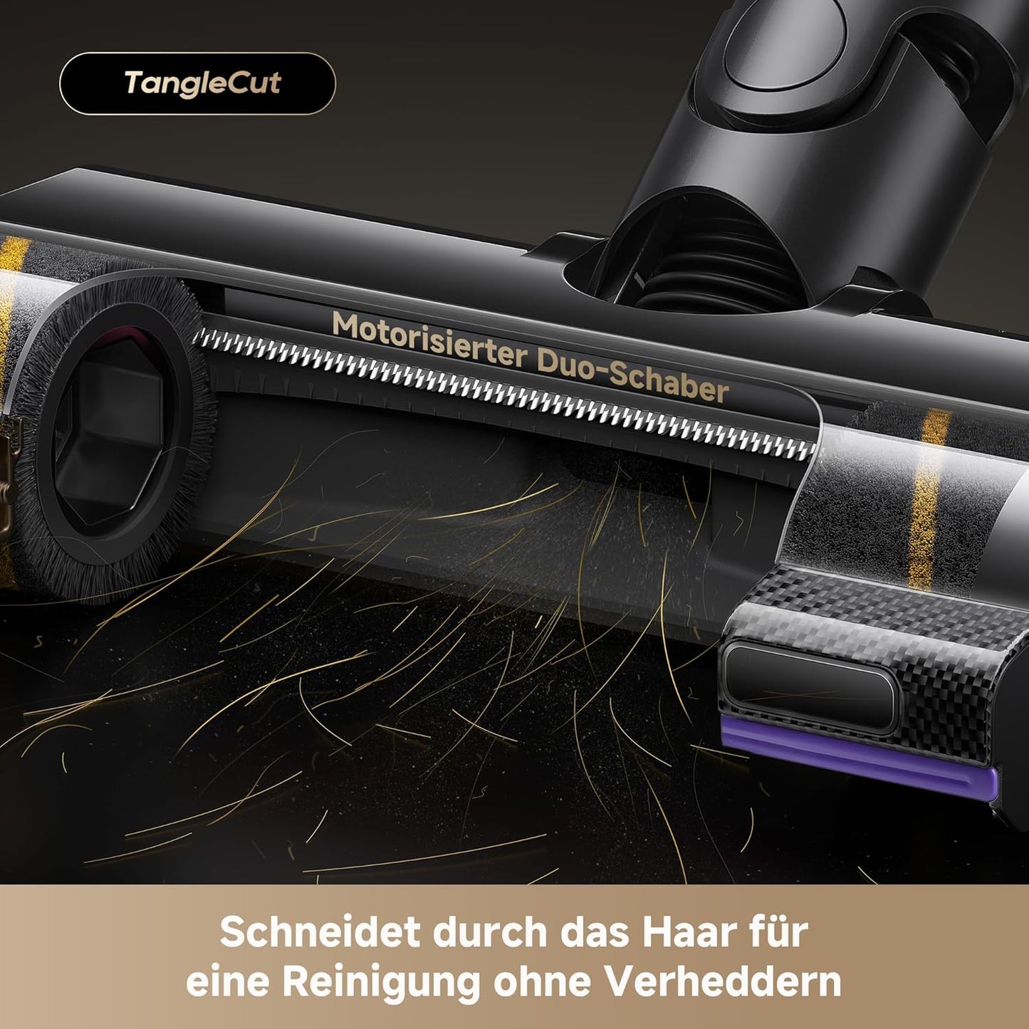 dreame V20 Pro-A Kabelloser Staubsauger, Kantenreinigung 0 mm, ohne Verheddern, für Hartböden und Teppiche, 210 AW Saugkraft, 90 Min. maximale Laufzeit, Filterung 99,99%, entfernt Tierhaare