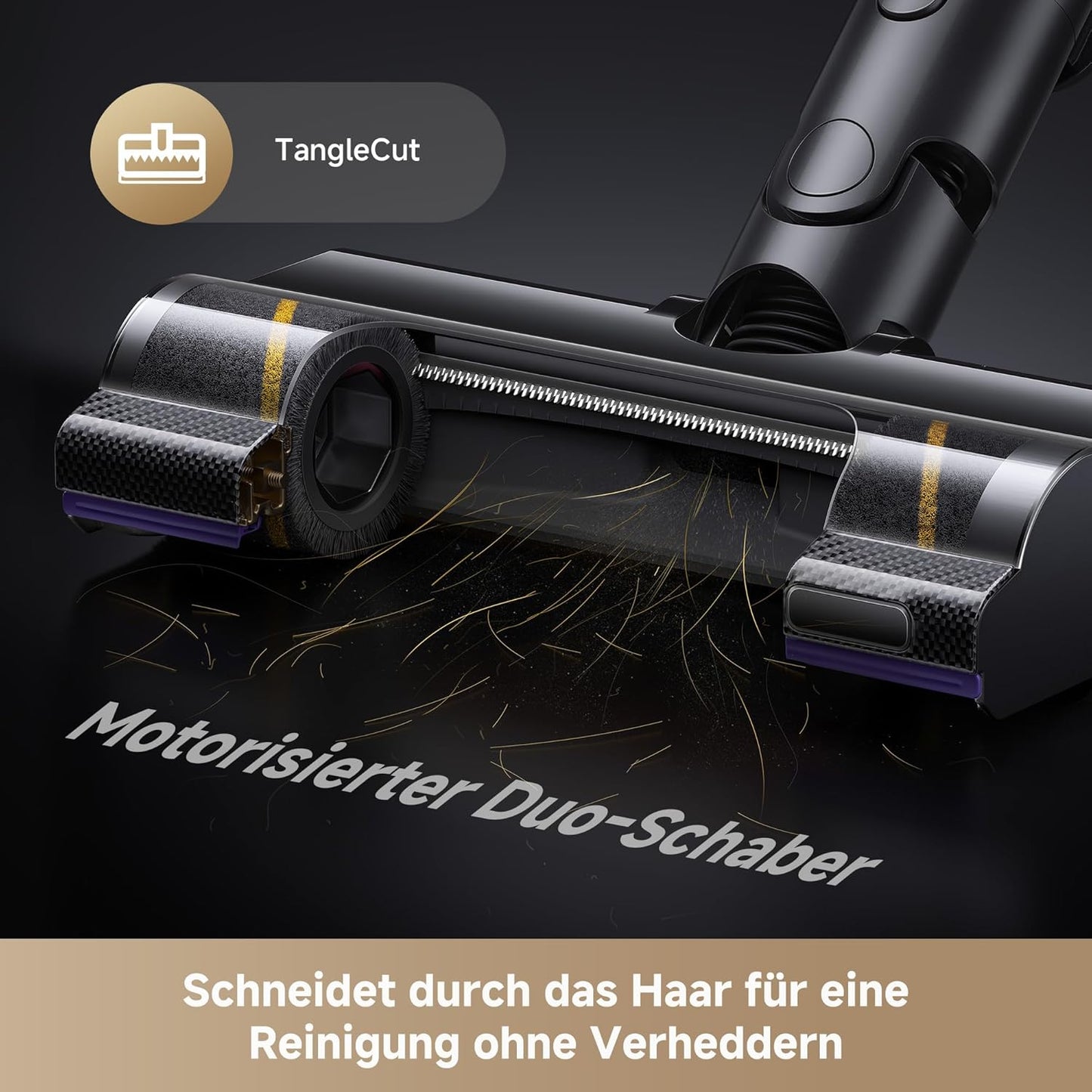dreame V20 Pro-A Kabelloser Staubsauger, Kantenreinigung 0 mm, ohne Verheddern, für Hartböden und Teppiche, 210 AW Saugkraft, 90 Min. maximale Laufzeit, Filterung 99,99%, entfernt Tierhaare