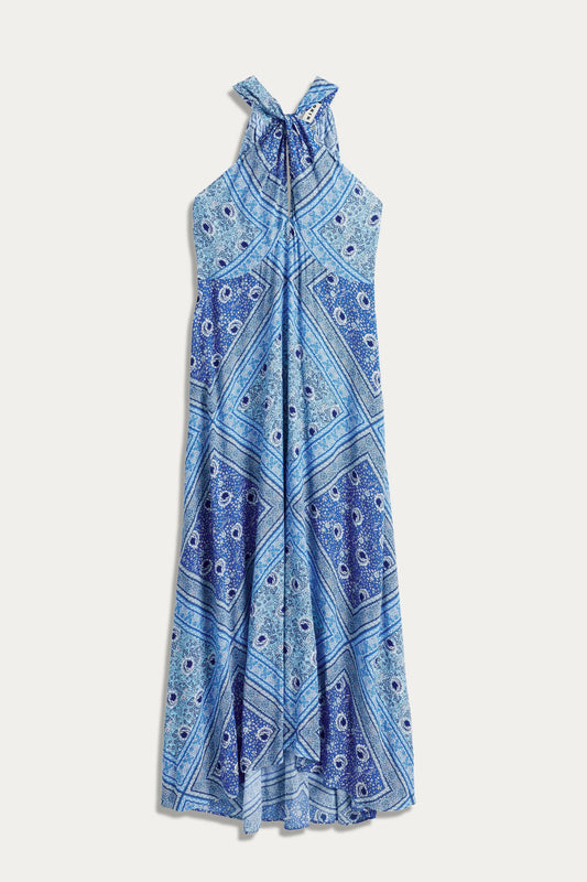Caitlin  -  Boho Scarf Blue
