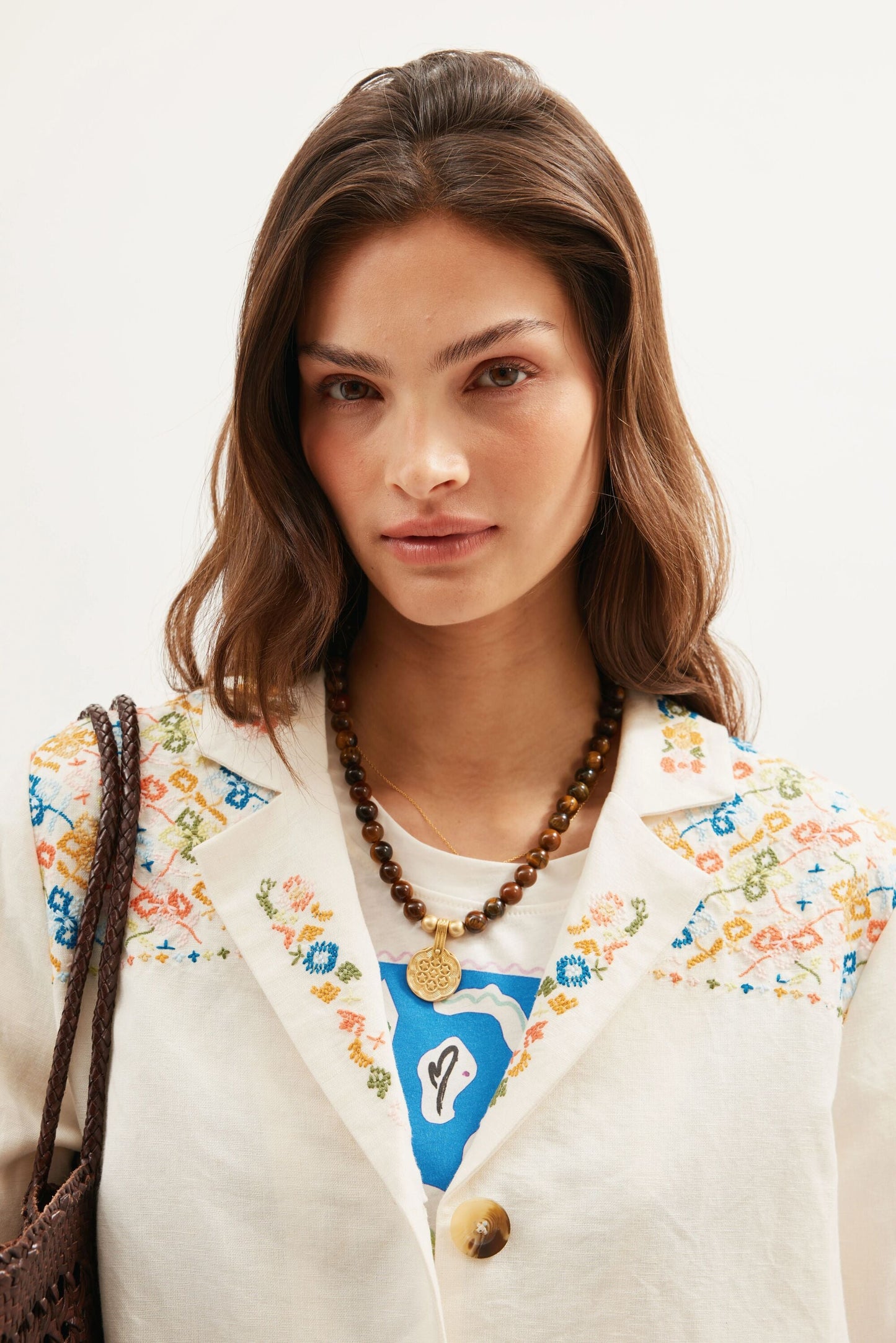 Taya  -  Ciara Embroidery Cream