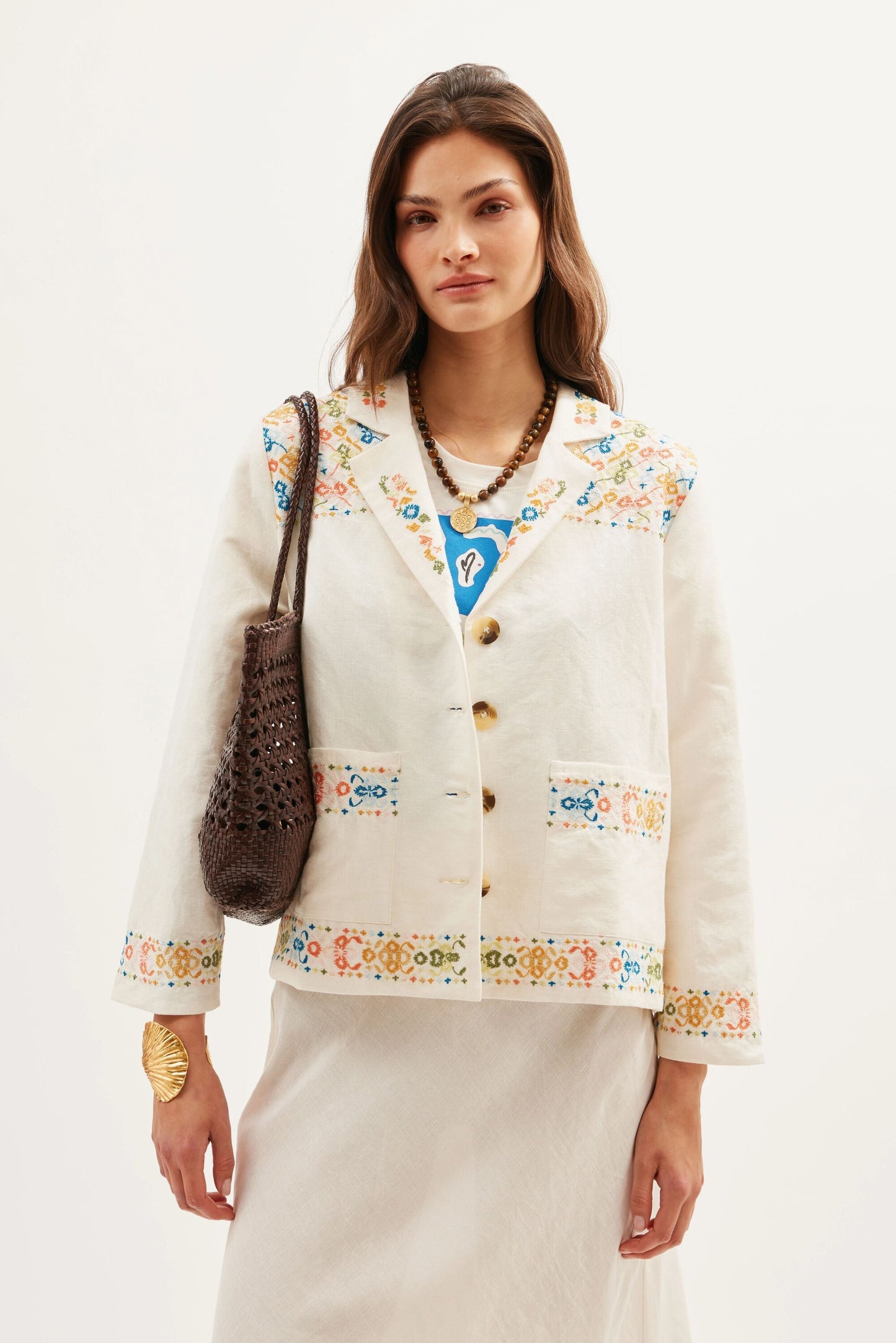 Taya  -  Ciara Embroidery Cream