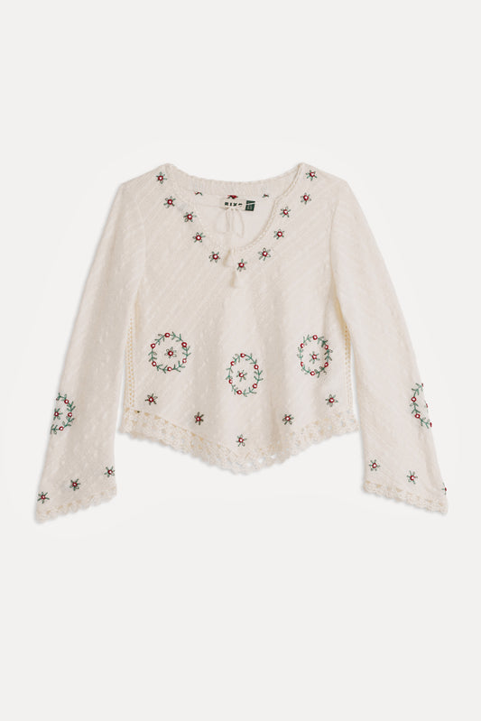 Annalisa  -  Rose Trail Embroidery Cream