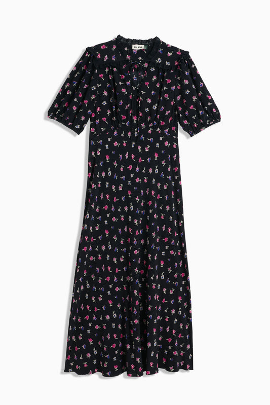 Gwen  -  French Ditsy Black