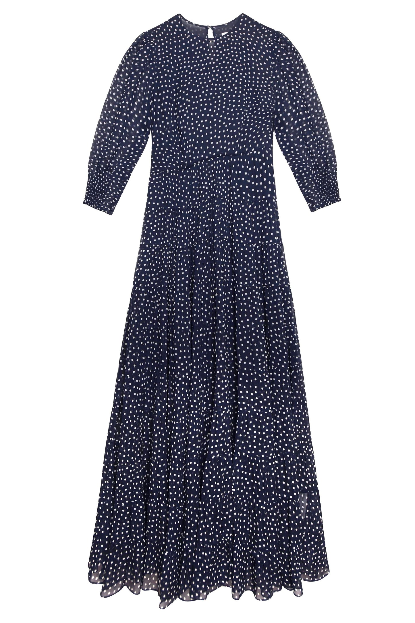 Kristen - Navy Polka Dot