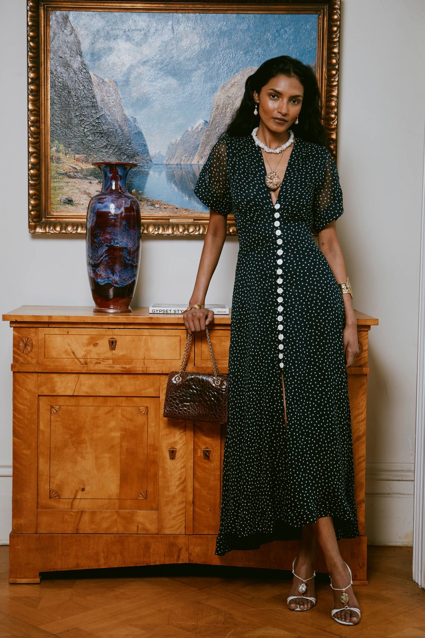 Novara - Painted Spot Deep Navy