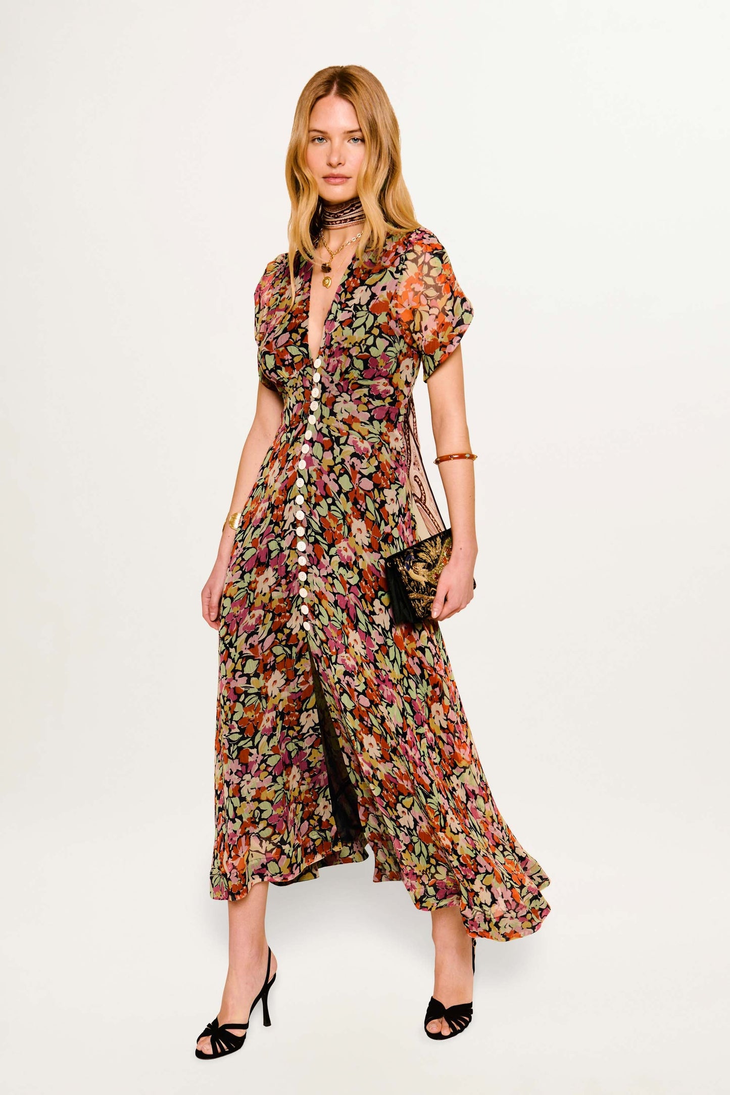 Novara - Vintage Floral Deep Navy