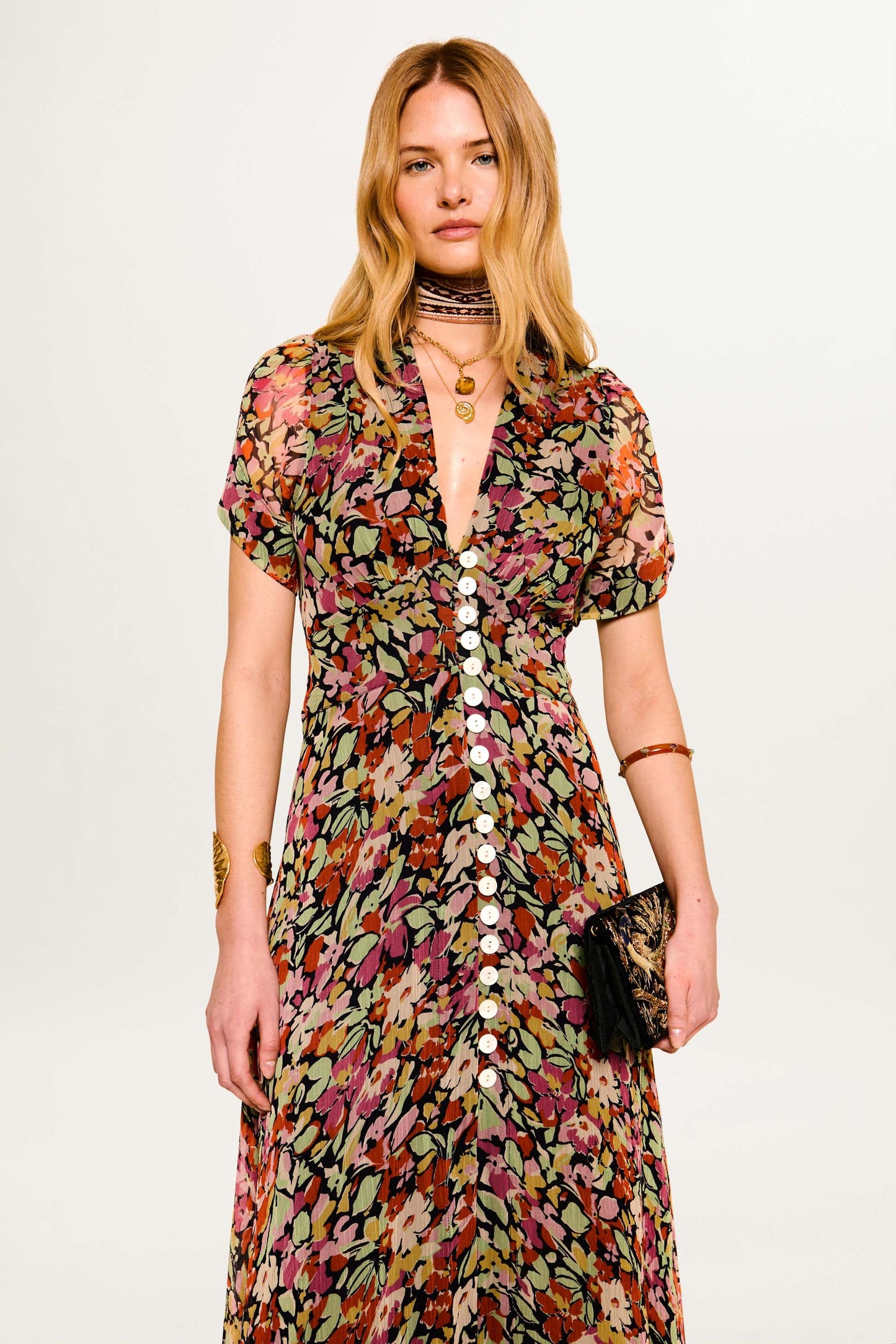 Novara - Vintage Floral Deep Navy