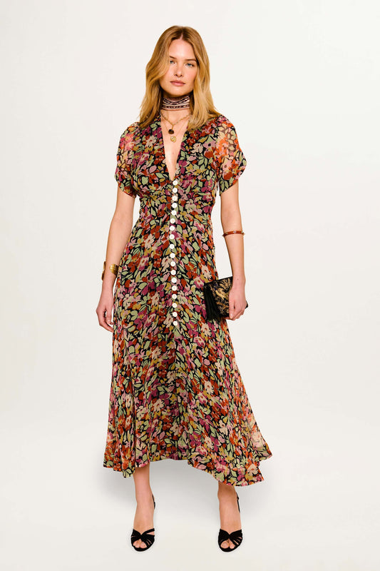Novara - Vintage Floral Deep Navy