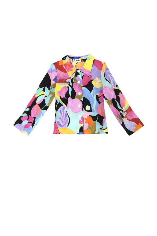 Ginette - Abstract Tulip Black
