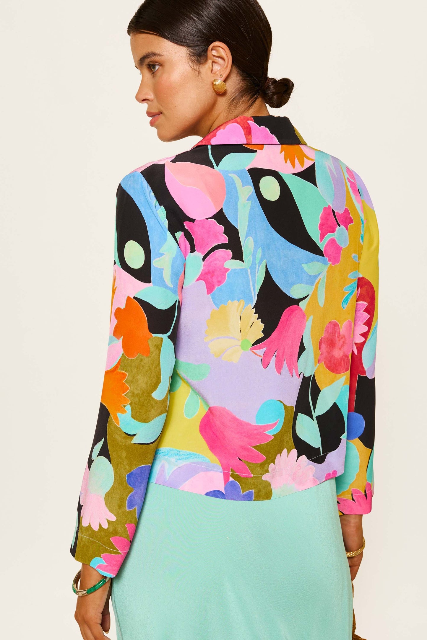 Ginette - Abstract Tulip Black