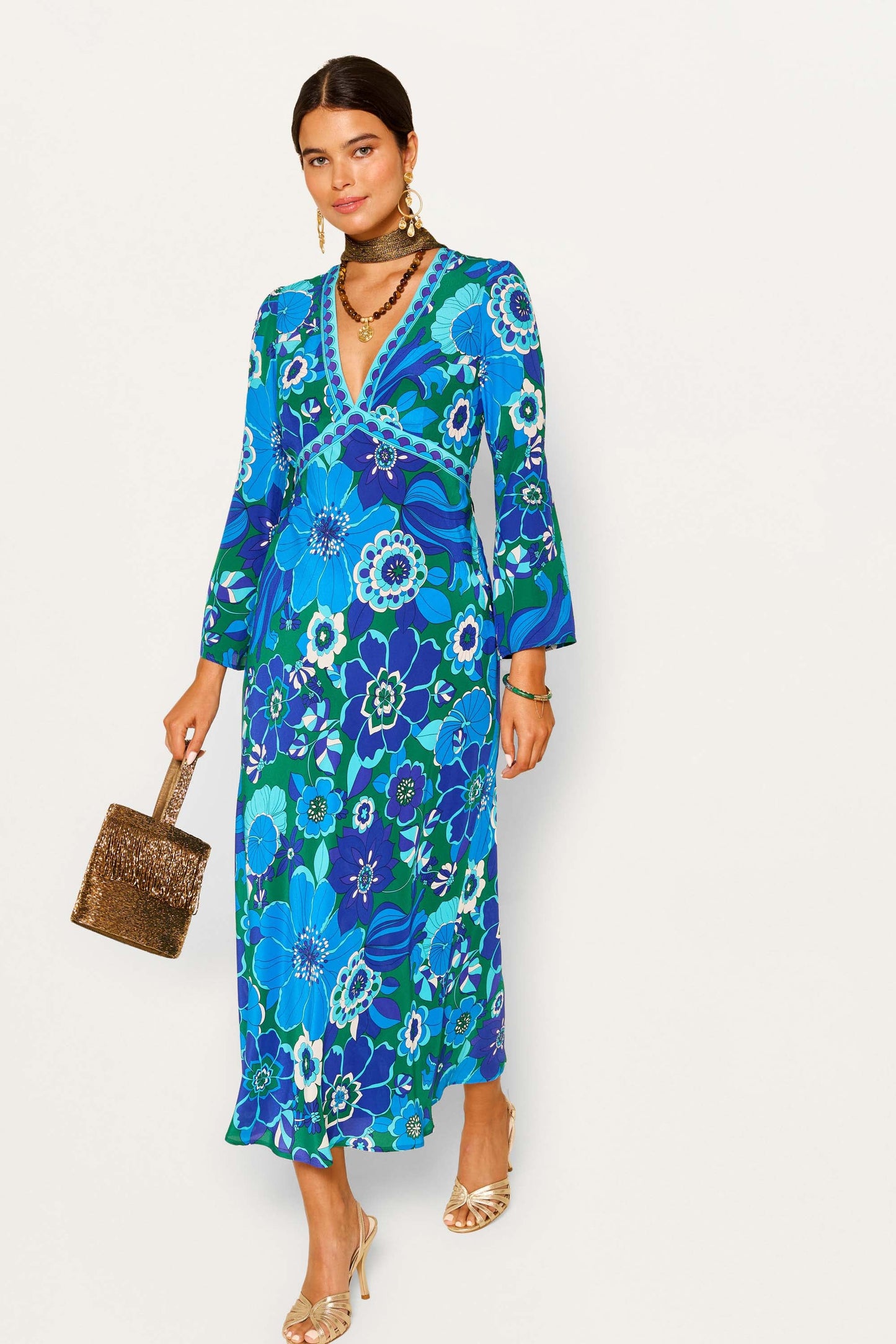 tania - miami floral emerald