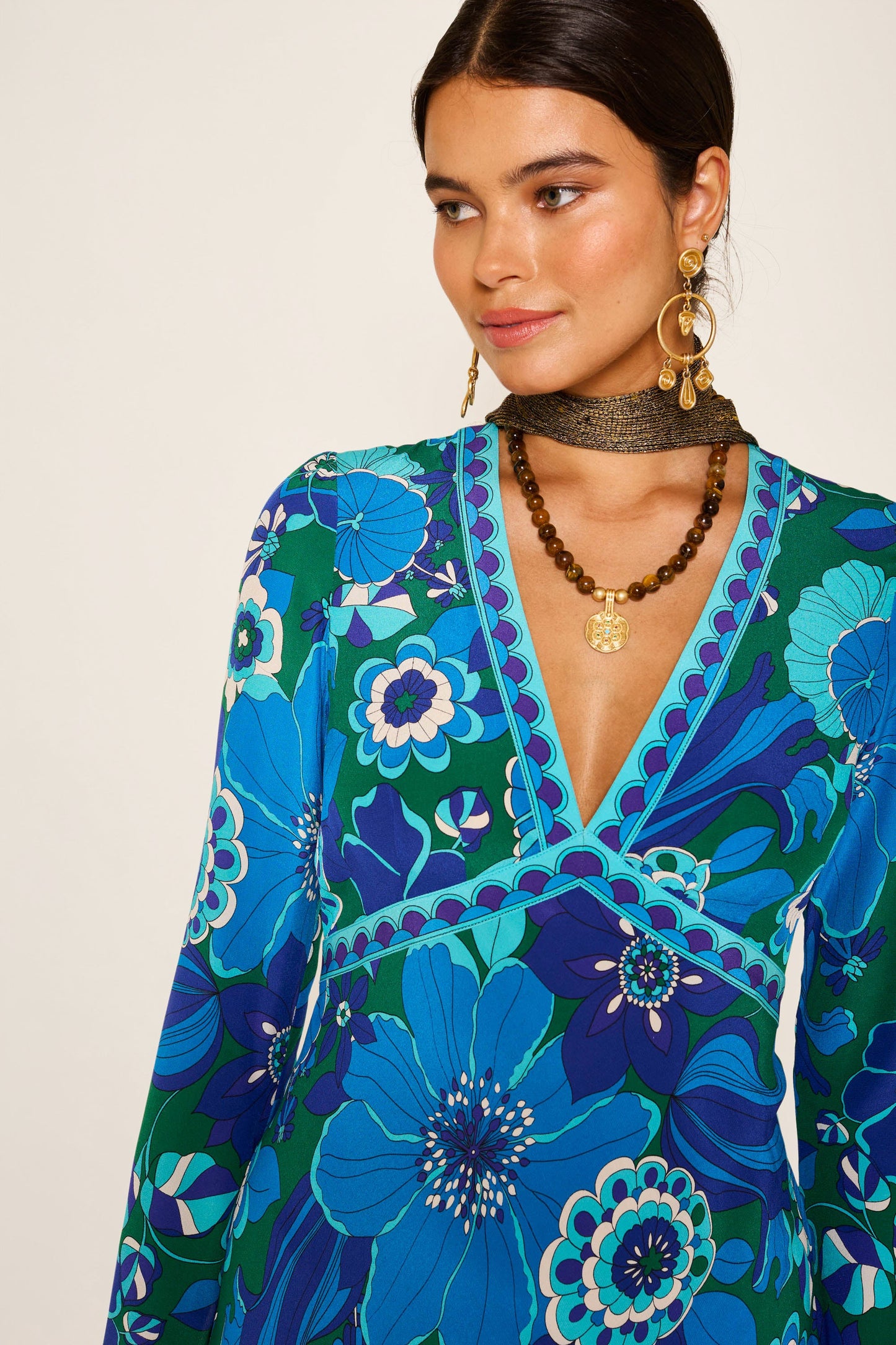 tania - miami floral emerald
