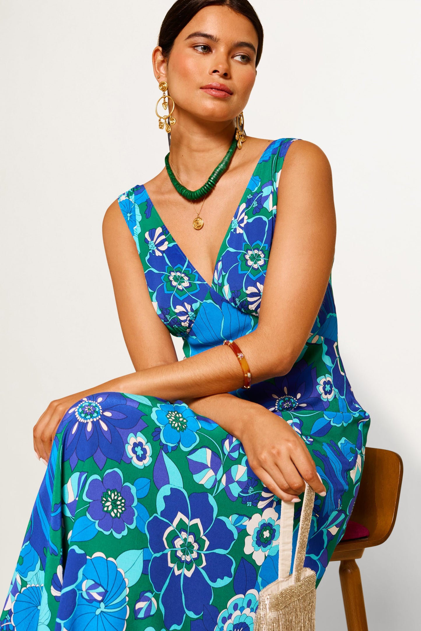 Sandrine - Miami Floral Emerald