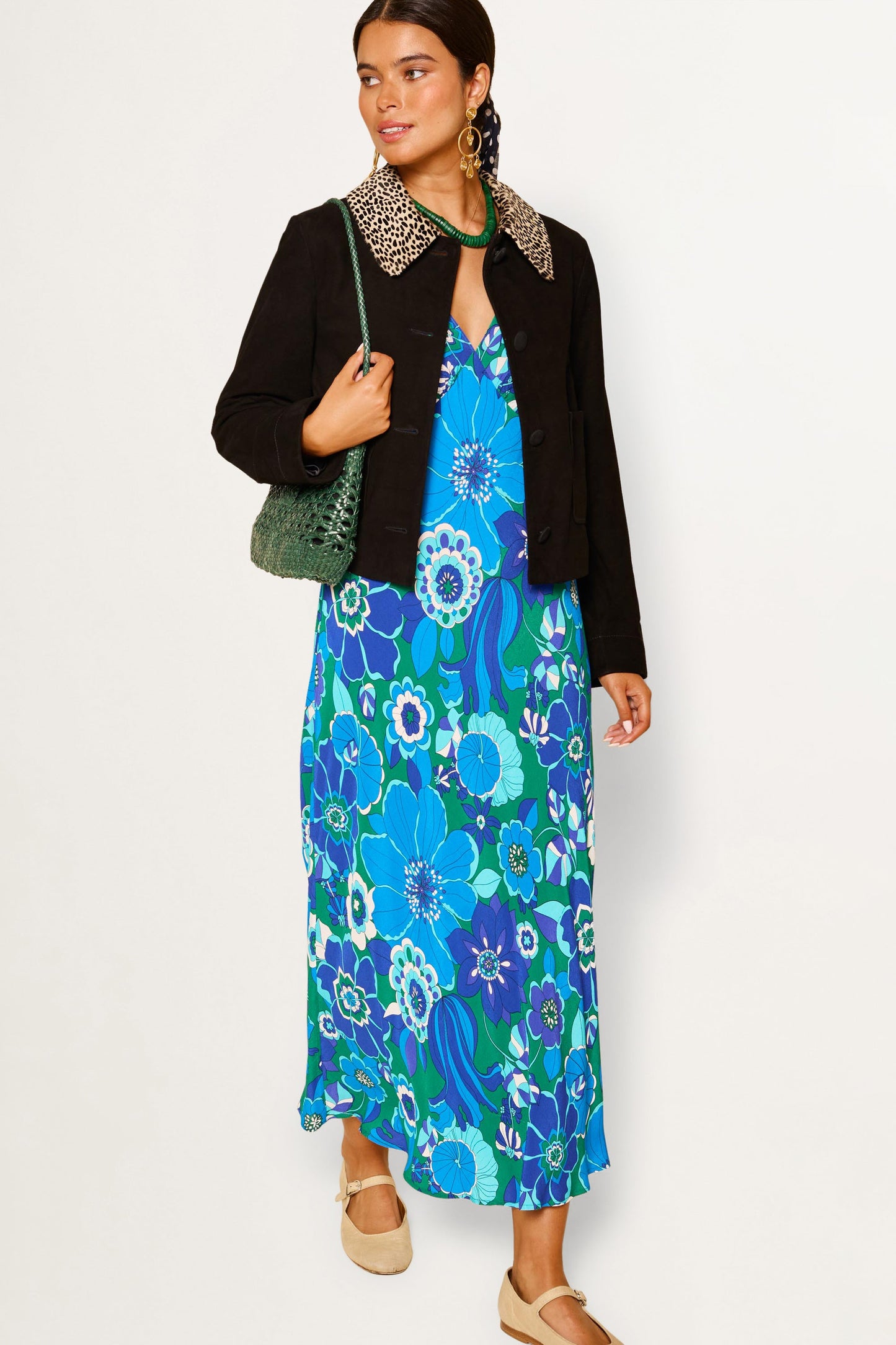 Sandrine - Miami Floral Emerald