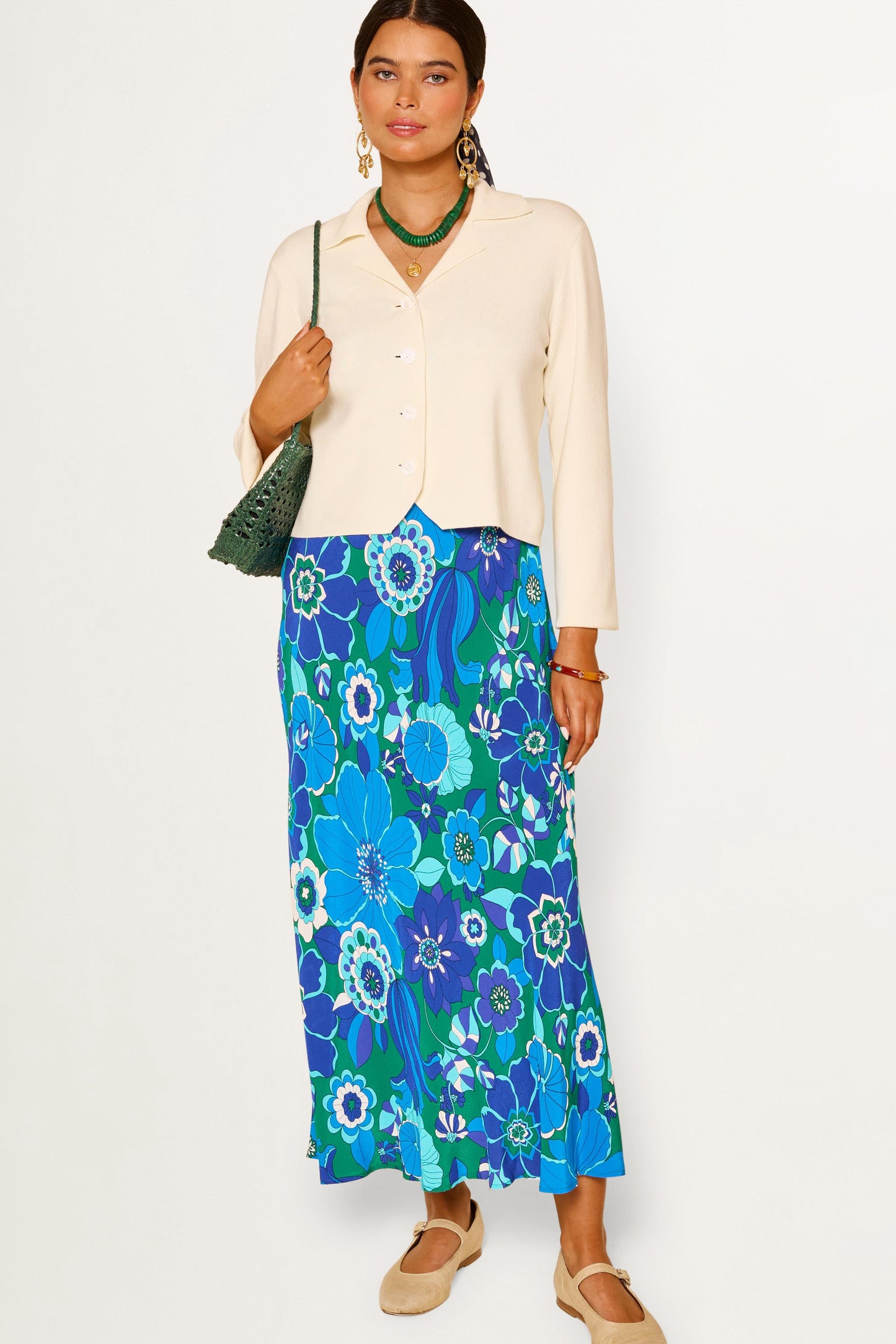 Sandrine - Miami Floral Emerald
