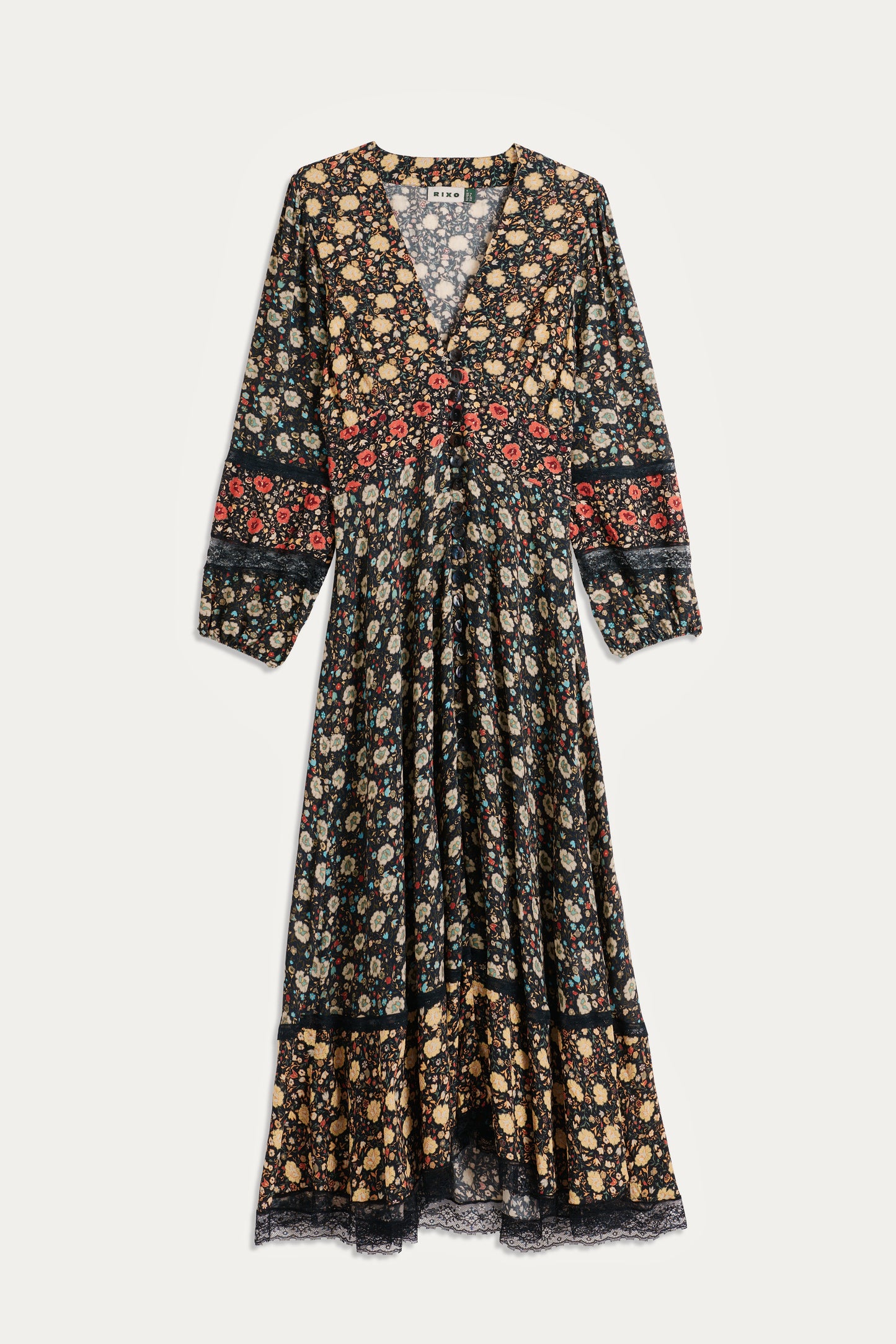 Raven  -  Eva Floral Mix Black